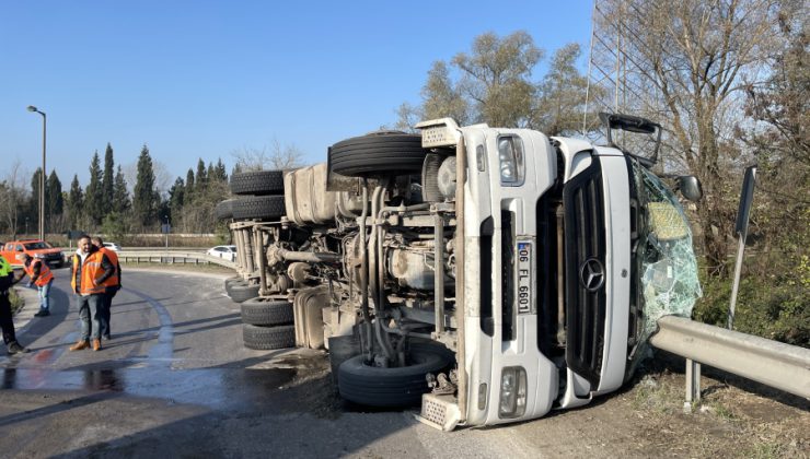 Anadolu Otoyolu’nda tır kazası: 1 yaralı
